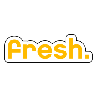 Fresh Sticker (Yellow)